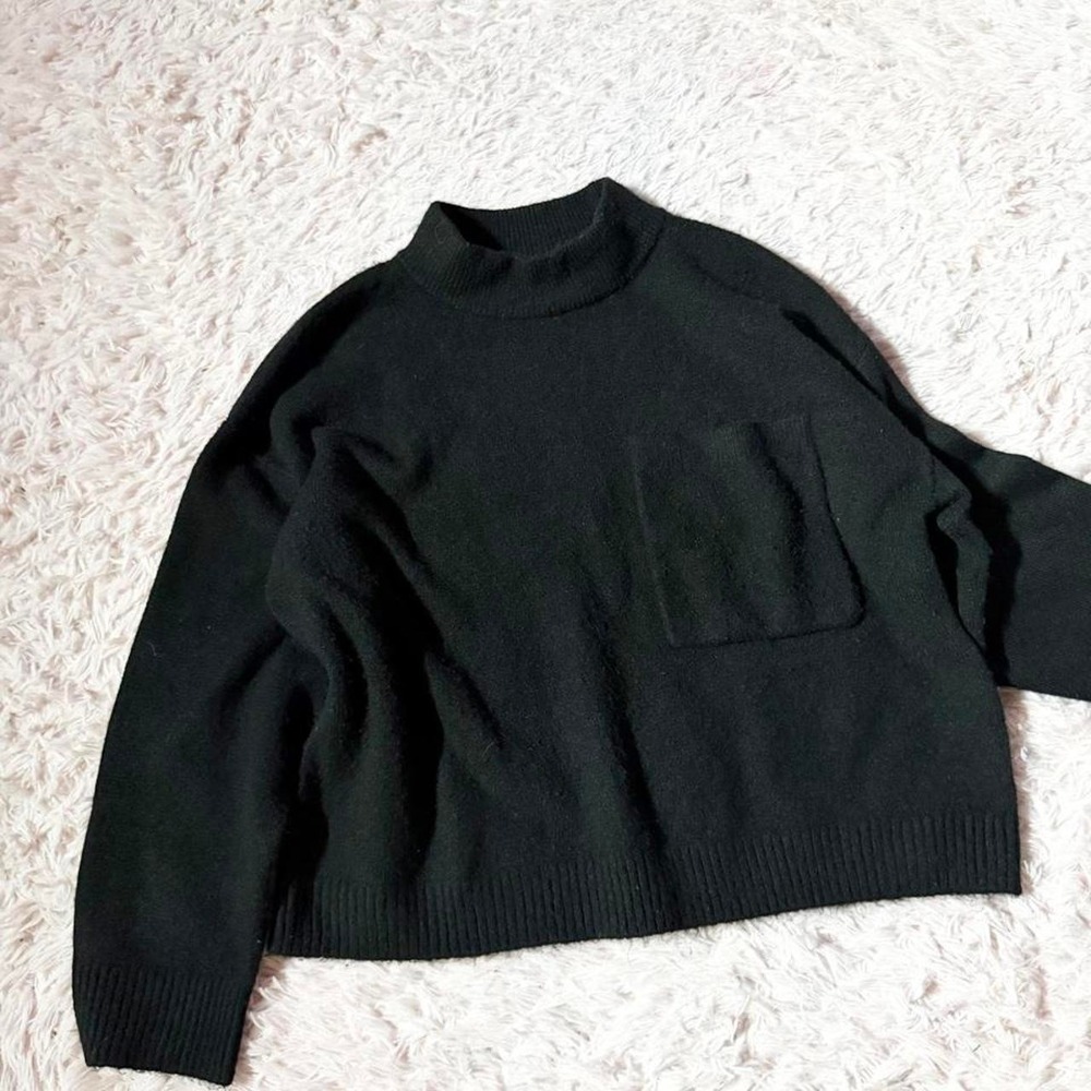 Oversized Chunky Cozy Minimalist Gothic Grunge Sweater Womens L Cleangirl Chic
